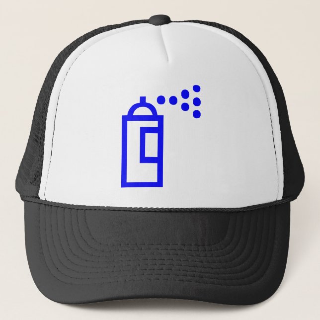 Spray Can Icon Trucker Hat (Front)