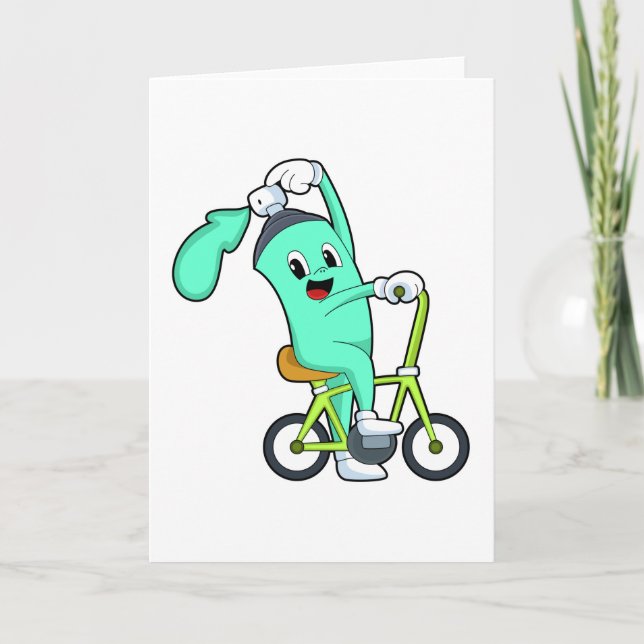 Spray can with Bicycle Card (Front)