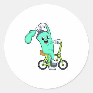 Spray can with Bicycle Classic Round Sticker