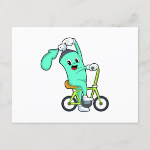 Spray can with Bicycle Postcard