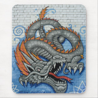 Spray Dragon Mouse Pad