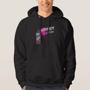 Spray for us - graffiti is not a crime hoodie