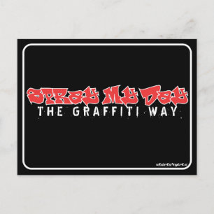 Spray My Day - The Graffiti Way to say Make My Day Postcard
