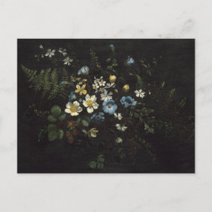 Spray of Flowers and Ferns by Titian Ramsay Peale Postcard
