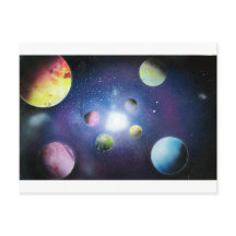 Spray Paint Art Space galaxy Painting