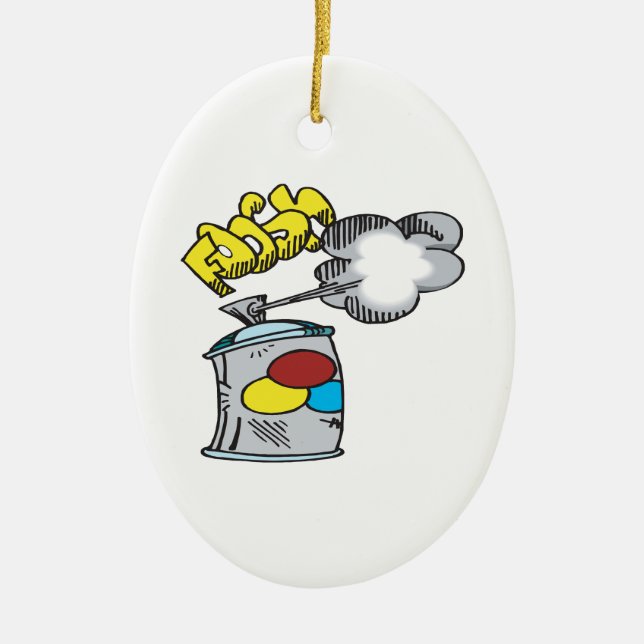 Spray Paint Ceramic Tree Decoration (Front)