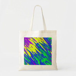 Spray Paint Mardi Gras Blue Tote Bag
