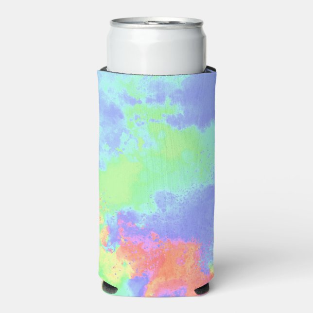 Spray Paint Splatter Effect Cooler (Seltzer Front)