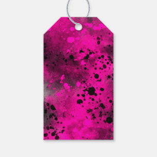 Spray Paint Splatter Effect Gift Tags