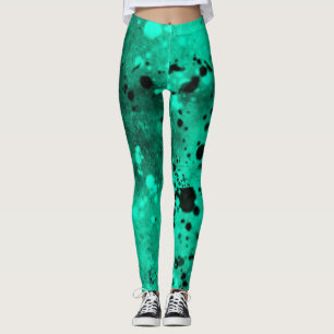 Spray Paint Splatter Effect Leggings