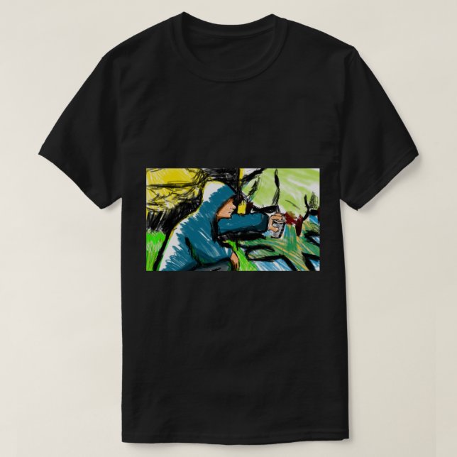 SPRAY PAINT!!! T-Shirt (Design Front)