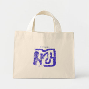 spray painted abstract Thunder_Cove Mini Tote Bag