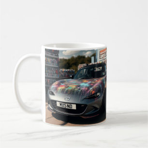 Spray painted Mazda MX-5 Miata ND Gen 4 Mug