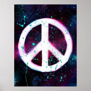 Spray Painted Peace Sign