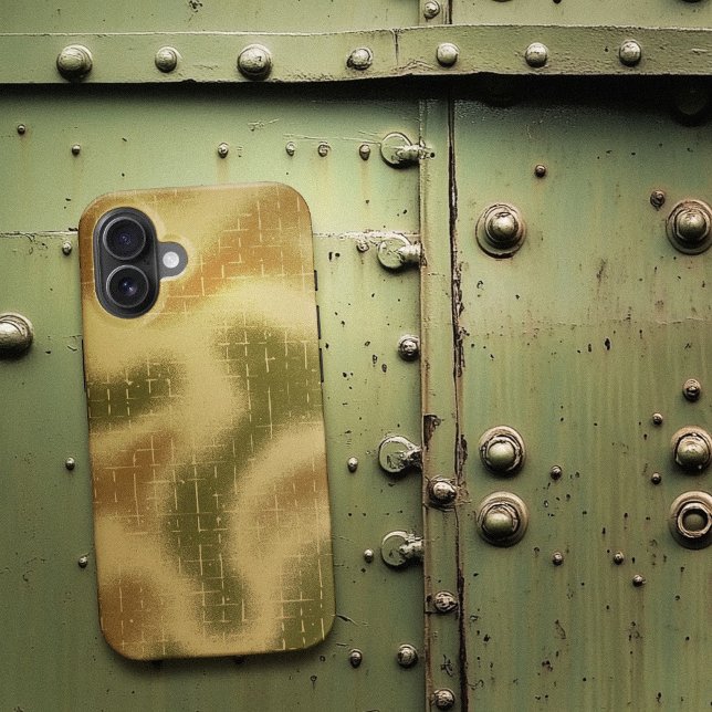 Spray Painted Tactical Camo Pattern Brown Case-Mate iPhone Case (Spray Painted Tactical Camo Pattern Brown iPhone Case)