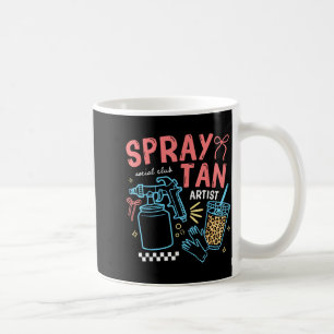 Spray Tan Artist Tech Retro Beauty Tanning Salon Coffee Mug