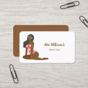 Spray Tan Business Card