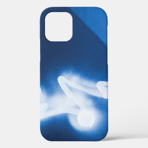 Sprayed graffiti on blue metal Case-Mate iPhone ca iPhone 12 Case