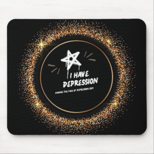 Spraypaint I have Depression Mousepad