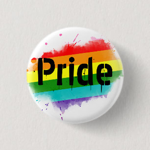 Spraypaint Pride 3 Cm Round Badge