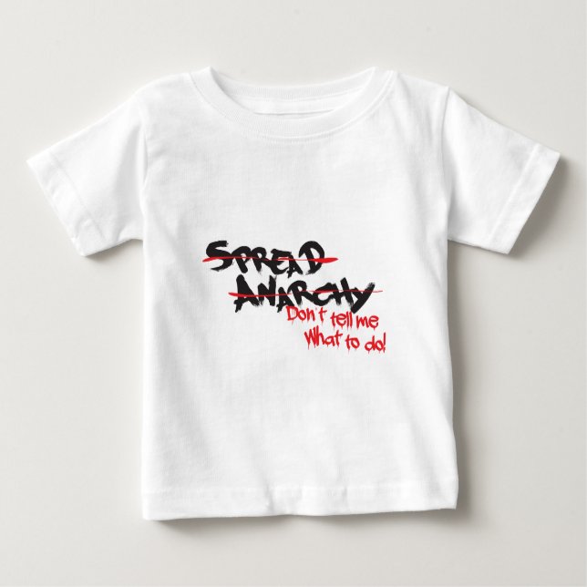 Spread Anarchy! Baby T-Shirt (Front)