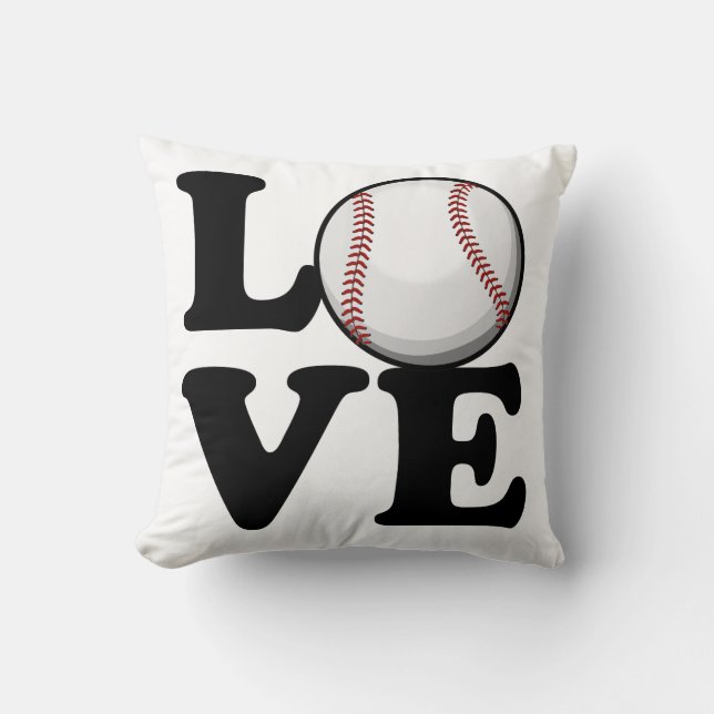Spread Baseball Love | Baseball Fan Cushion (Front)