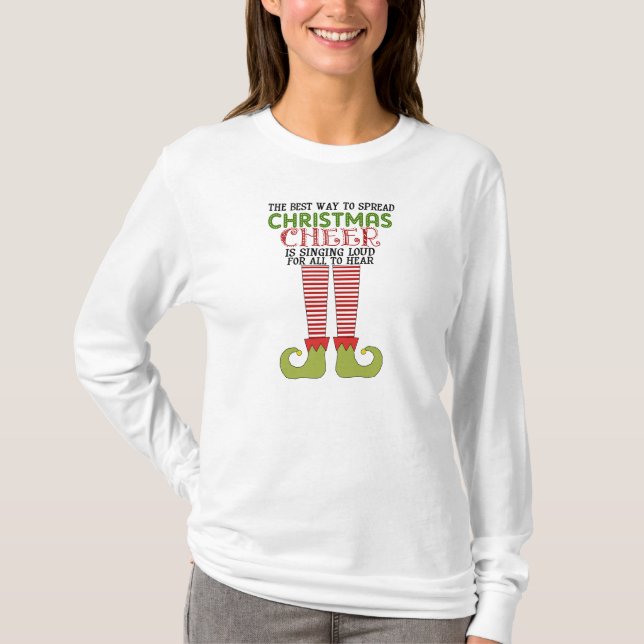 Spread Christmas Cheer Elf Shirt (Front)