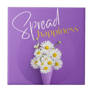 spread happiness ceramic tile
