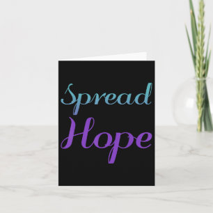 Spread Hope, Mental Health Awareness Card