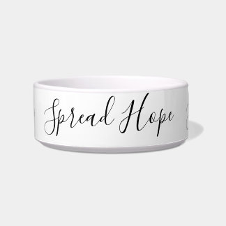 Spread Hope pet dish