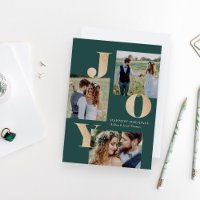 Spread Joy EDITABLE COLOR Holiday Photo Card
