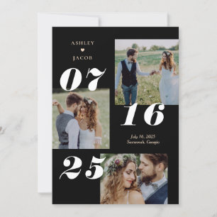 Spread Joy EDITABLE COLOR Save The Date Card