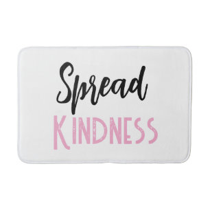 Spread Kindess Bathroom Bath Mat
