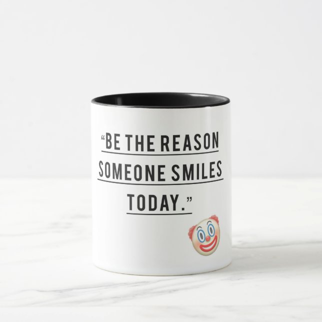 Spread Kindness – Be the Reason Someone Smiles 😊 Mug (Center)