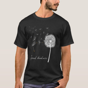 Spread Kindness Dandelion Blowing Flower Girl T-Shirt