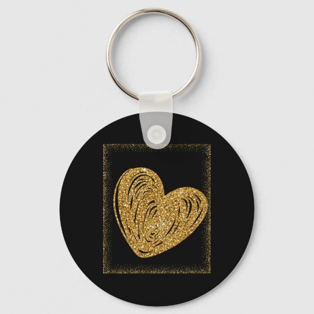 Spread Kindness Like Glitter Sticker  Key Ring (Front)