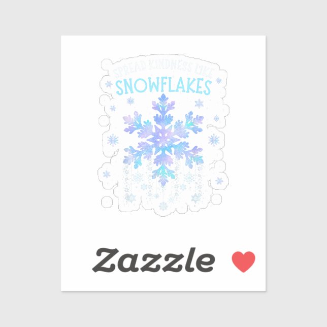 Spread Kindness Like Snowflakes Christmas Teacher  (Sheet)