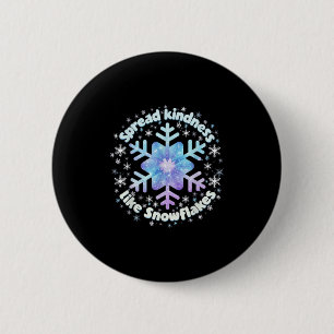 Spread Kindness Like Snowflakes Christmas Teacher 6 Cm Round Badge
