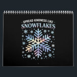Spread Kindness Like Snowflakes Christmas Teacher Calendar<br><div class="desc">Spread Kindness Like Snowflakes Christmas Teacher</div>