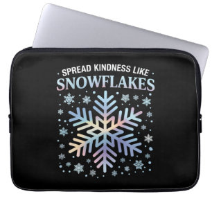 Spread Kindness Like Snowflakes Christmas Teacher Laptop Sleeve