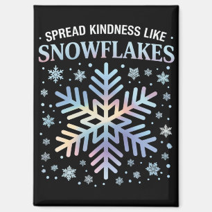 Spread Kindness Like Snowflakes Christmas Teacher Magnet