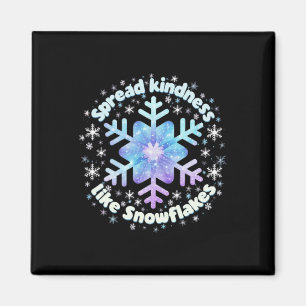 Spread Kindness Like Snowflakes Christmas Teacher Magnet
