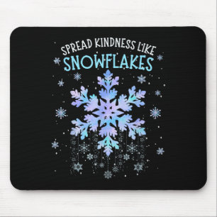 Spread Kindness Like Snowflakes Christmas Teacher Mouse Pad
