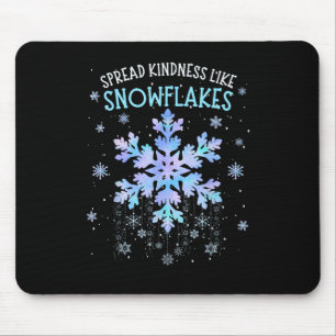 Spread Kindness Like Snowflakes Christmas Teacher Mouse Pad