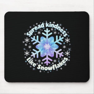 Spread Kindness Like Snowflakes Christmas Teacher Mouse Pad