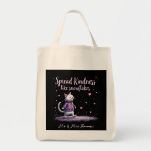 Spread Kindness Like Snowflakes Cosy Winter Vibes Tote Bag