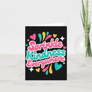 Spread Kindness Positivity Vibes Empathy Card