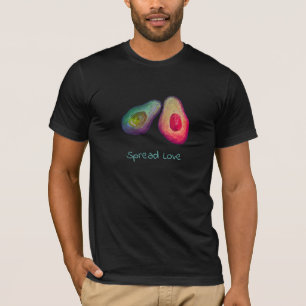 Spread Love Avocado (USA made, High Qual) T-Shirt