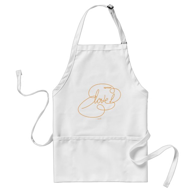 spread LOVE -  Bold CloudS - O Standard Apron (Front)