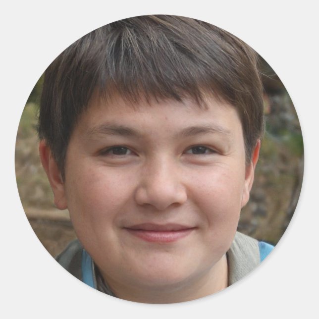 Spread Love Everywhere Classic Round Sticker (Front)